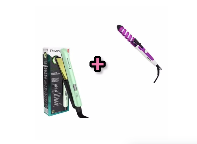 Combo Promocion Plancha Aguacate Replica Aaaa + Rizador